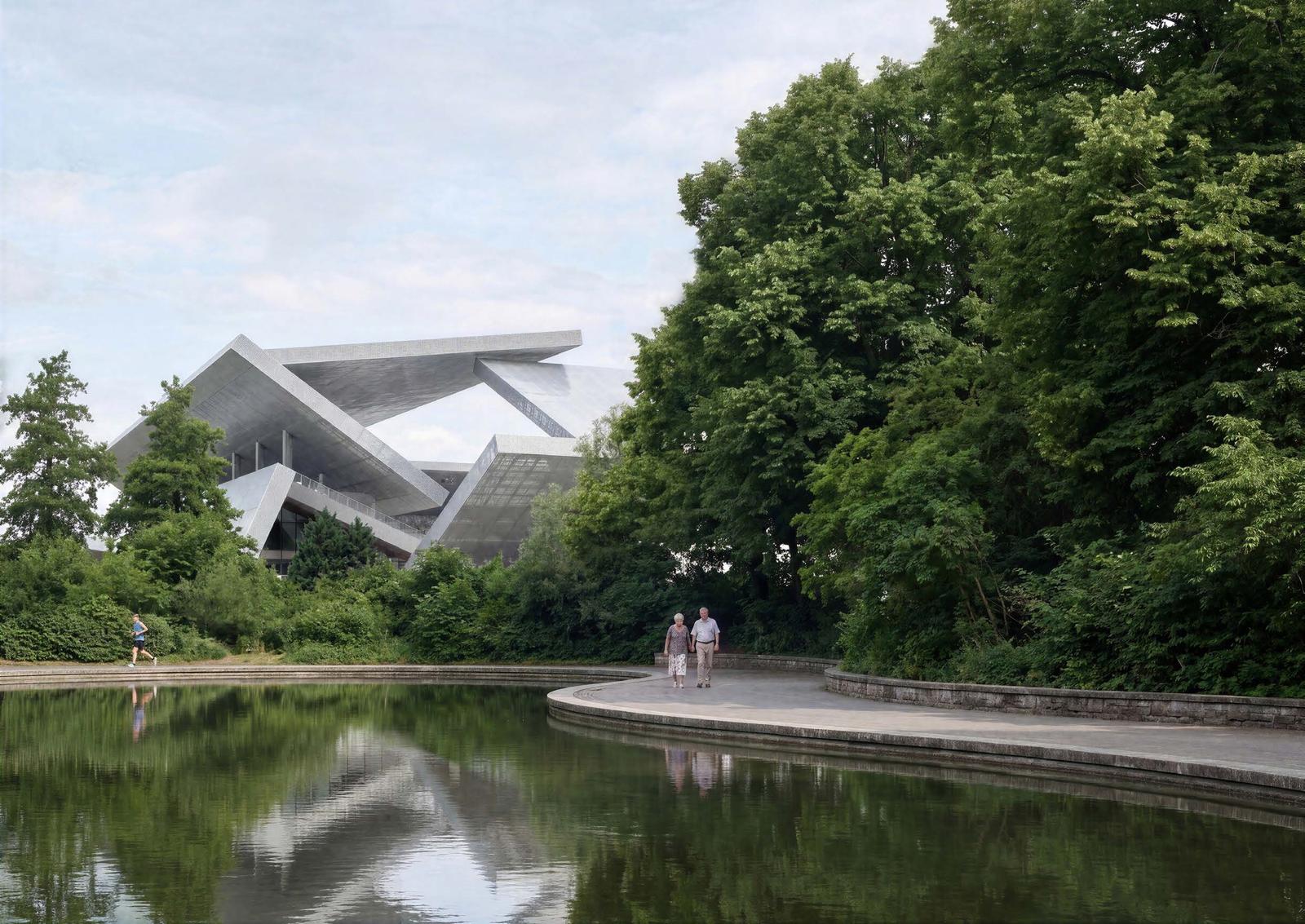 Zágrábi stadion látványképe