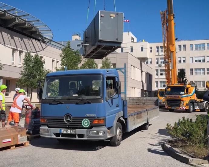 Újabb kórházban történt meg a klímarendszerek modernizálása